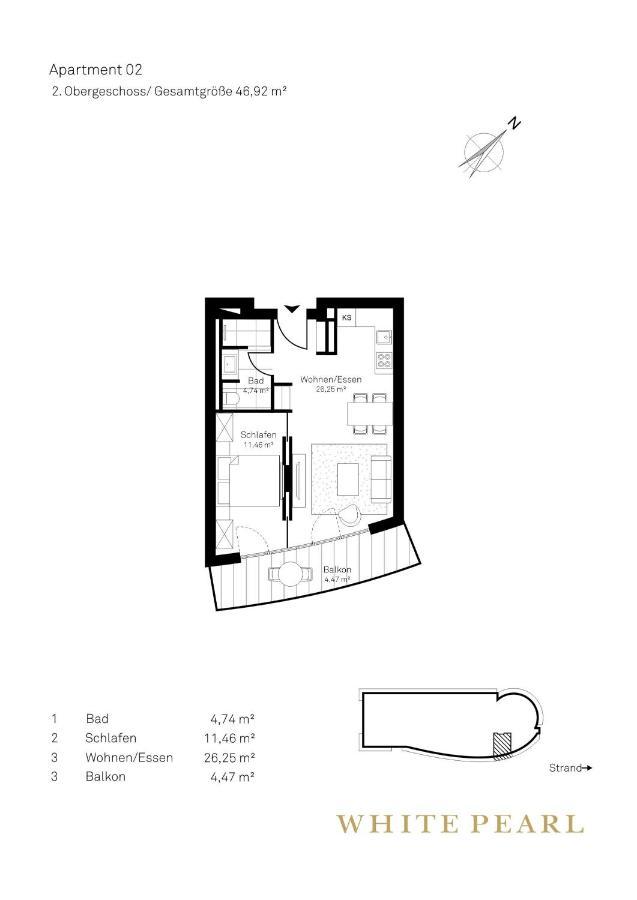 White Pearl Apartment 2.02 Timmendorfer Strand Exterior foto
